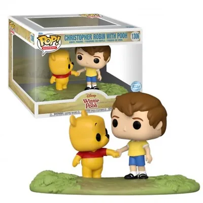 Buy Disney - Winnie The Pooh & Christopher Excluded Pop Movie Moments 10cm Figure • 36.83£