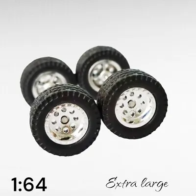 Buy 8 HolesPerforated Custom 1/64 Scale Off Road Wheels & Tyres Hot Wheels Matchbox • 6£