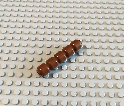 Buy LEGO Figure Head 5 Piece Reddish Brown Minifigure Head 3626 P52 • 2.52£