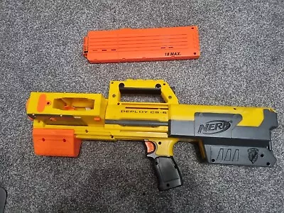 Buy Nerf NStrike CS-6 Gun Collapsible With Laser And 18 Ammo Mag DISCOUNTS AVAILABLE • 12.99£