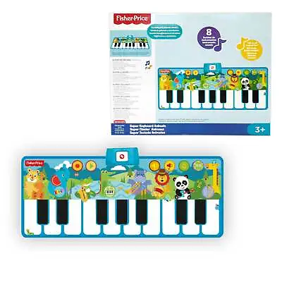 Buy Fisher Price Animal Electronic Floor Piano Keyboard With Lights And Sounds NEW • 39.99£
