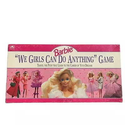 Buy Barbie We Girls Can Do Anything Board Game Vintage 1991 Golden • 24.06£