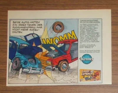 Buy Vintage 1979 Kenner SSP Crazy Crashers Playset Print Ad Advert German • 3.59£