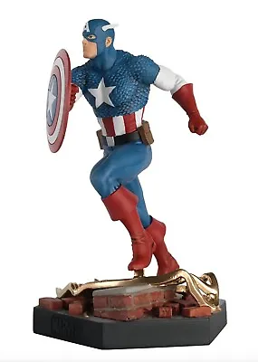 Buy Captain America Figurine Marvel Vs Eaglemoss Hero Collector Action Figure Statue • 18.49£