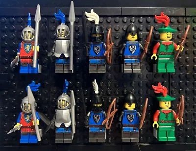 Buy LEGO Castle 10  Minifigures Bundle New 10305 Lion & Falcon Knights Forest Men • 44.95£