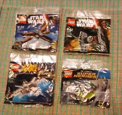 Buy Lego Polybags Star Wars 30278 Poe's X-Wing Fighter 30276 30247 DC Comics 30303 • 11£