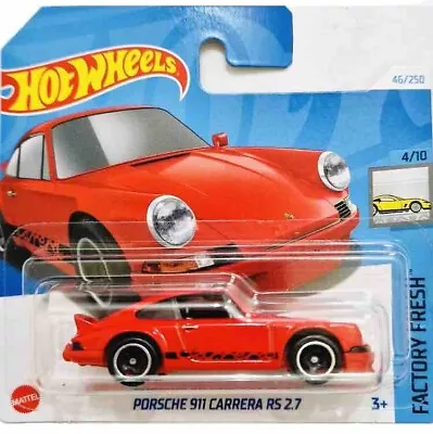 Buy Hot Wheels 2024 Porsche 911 Carrera Rs 2.7, Short Card, Boxed Shipping • 3.99£