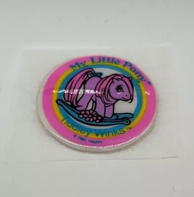Buy Vintage My Little Pony Tiddley Winks Puffy Sticker MLP G1 • 2.99£