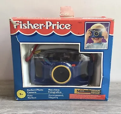 Buy Fisher Price 3815 Kids 110 Film Blue Camera Built-In Flash Vintage 1994 In Box • 29.99£