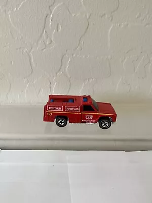 Buy Hot Wheels 1974 Redline Rescue Emergency Unit 50 First Aid Fire Truck LC2 • 35.24£