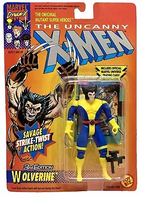 Buy Toy Biz Uncanny X-Men Wolverine Edition 3+ Trading Card 4932 Marvel 1992 • 92.56£