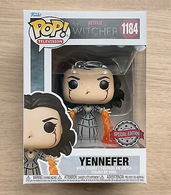 Buy Funko Pop The Witcher Yennefer With Fire #1184 + Free Protector • 39.99£