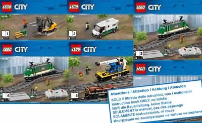 Buy LEGO Train 60198 Instructions, BOOK ONLY, ONLY INSTRUCTIONS BOOKLET • 4.37£
