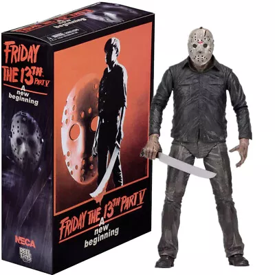 Buy NECA Jason Voorhees Friday The 13th Part V Action Figure Halloween Toy Gift 7  • 35.58£