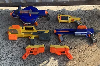 Buy Nerf Deploy CS-6,Hail-Fire,Rampage-6 Guns Total  With 6 Magazines/ All Working • 26.80£