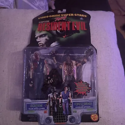 Buy Toy Biz Resident Evil Zombie & Forest Speyer Vintage Action Figure New On Card • 65£
