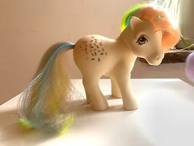 Buy Vintage My Little Pony 1983 G1 Confetti Rainbow Bridal Veil Original • 24.99£