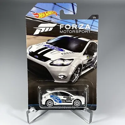 Buy HOT WHEELS 2017 ‘09 Ford Focus RS White 1/6 Forza Motorsport DWF31 • 17.49£
