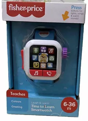 Buy Brand New And Boxed Fisher-Price Laugh & Learn, Time To Learn Smartwatch • 14.99£