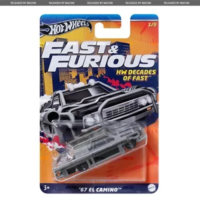 Buy Hot Wheels Fast And Furious '67 El Camino Chevrolet. New Unopened HW Decades Of. • 7.49£