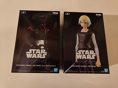 Buy Star Wars: Visions The Twins Karre And Am Figures BanPresto DXF Bandai Spirits • 35£