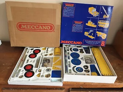 Buy Vintage Meccano Set No. 8, Boxed, Pamphlets 3-8, Outer Box • 59.99£