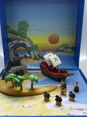 Buy Playmobil Mini Micro 4331 Pirate Ship Island Magnetic Set NOT Complete (SKN129) • 15£