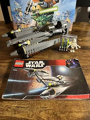 Buy LEGO Star Wars General Grievous Starfighter 7656 100% Complete & Minifigure • 44.95£