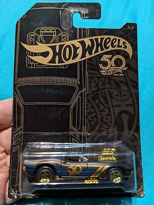 Buy Hot Wheels Rodger Dodger - 2017 50th Anniversary Black And Gold Series • 4£