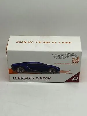 Buy Hot Wheels ID 16 Bugatti Chiron Scan Me Limited Run Collectible • 27.16£