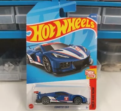 Buy Hot Wheels Corvette C8.R Blue 190/250 Then And Now 1/10 BNIB Sealed 2021 • 3.99£