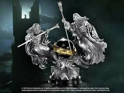 Buy Gandalf Vs Saruman Battle Wizards Statue LOTR NOBLE COLLECTION No Sideshow • 209.12£
