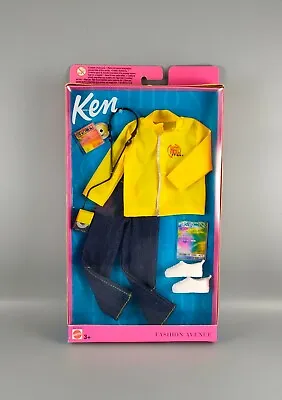 Buy Barbie - Fashion Avenue Ken Hip Hop Style Outfit Jacket / Jeans - Mattel 2002 • 19£