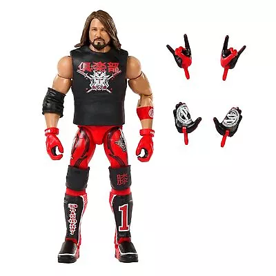 Buy Mattel WWE Elite Action Figure AJ Styles With Accessory, HKP03 • 26.10£