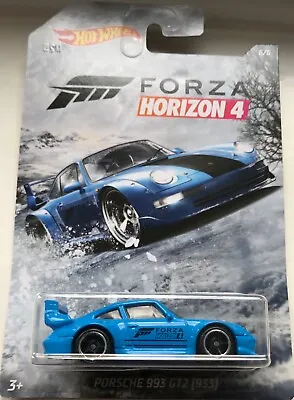 Buy Hot Wheels Forza Horizon 4 Porsche 911 993 Gt2 Riviera Blue 1:75 New Boxed • 18.95£