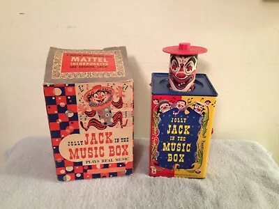 Buy Vintage 1952 Mattel Jolly Jackin The Music Box Featured On  “i Love Lucy  W/ Box • 168.52£