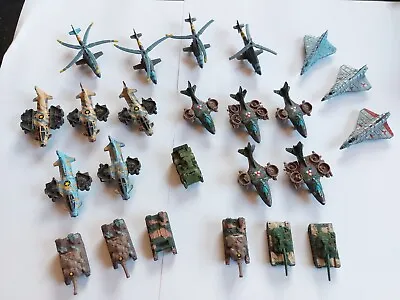 Buy 24 X Kenner Mega Force 1989 Helicopters, Tank And VTOLs. • 49.95£