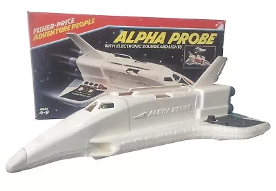 Buy Vintage Fisher Price 325 Alpha Probe Space Shuttle With Figure Boxed • 50£