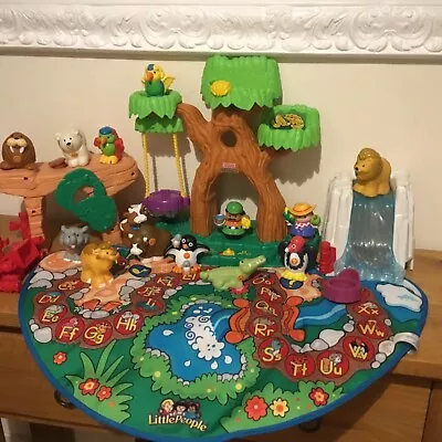 Buy Fisher Price Little People Alphabet Zoo Tree House Mat - Not Complete • 19.99£