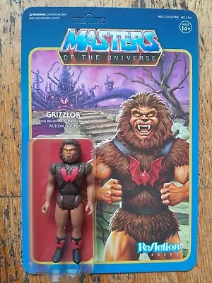 Buy New - Super 7 - Masters Of The Universe - Grizzlor Wave 5 Reaction Action Figure • 10£