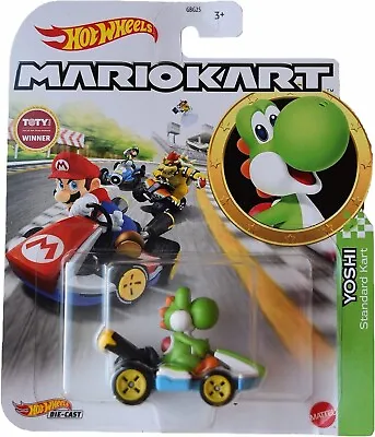 Buy Hot Wheels Mario Kart Yoshi Standard Kart • 9.99£