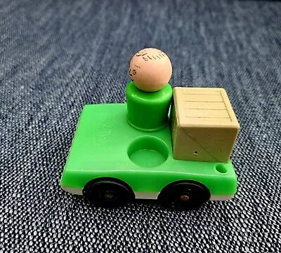 Buy  Vintage 1970s Fisher Price Little People 2 Seater Car, Crate & Driver.  • 4.99£