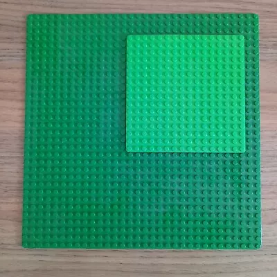 Buy 2 X Lego Green  Base Boards 32 X 32 Pins & 16 X 16 Pins  • 11.95£