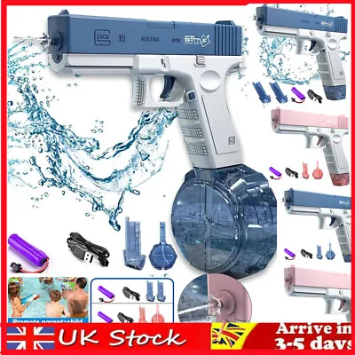 Buy Electric Water Guns Pistol For Adults Children Summer Pool Beach Toy Outdoor Hot • 12.55£