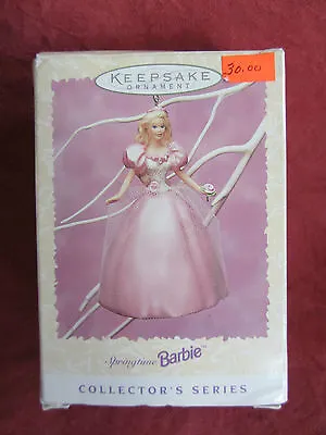 Buy Hallmark Keepsake Ornament  Springtime Barbie 1996 Easter Collection   NIB  W-11 • 2.79£