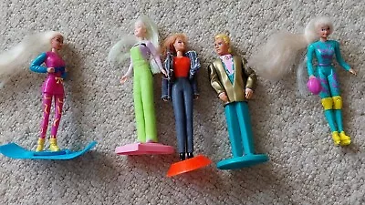 Buy Vintage McDonald's 1990s Barbie Figures  X 5 • 6£
