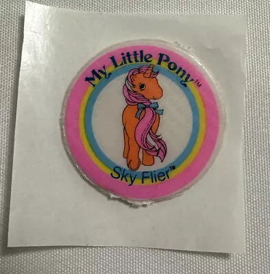 Buy Vintage My Little Pony PUFFY STICKER Sky Flier 1980s Original • 12.32£
