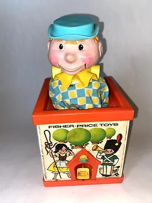 Buy Fisher Price Jack In The Box Puppet Vintage Toy 1970 • 9.40£