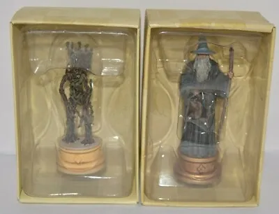 Buy 2 Eaglemoss Lord Of The Rings Chess Figurines #82 Gandalf And #48 Ent • 22.99£