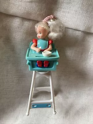 Buy Barbie Kelly Doll In High Chair McDonalds Happy Meal Toy Vintage 1998 By Mattel • 12.99£
